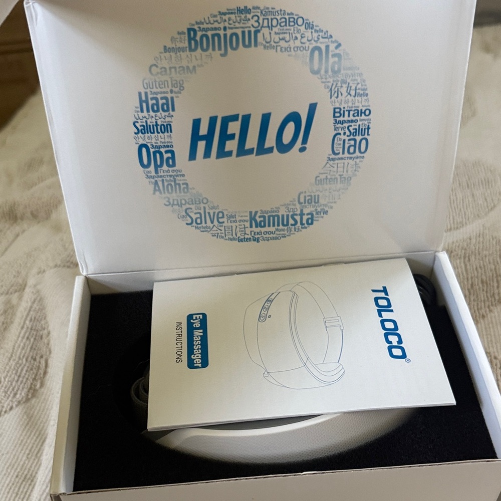 Smart Eye Massager - white and grey New in box - Picture 7 of 8